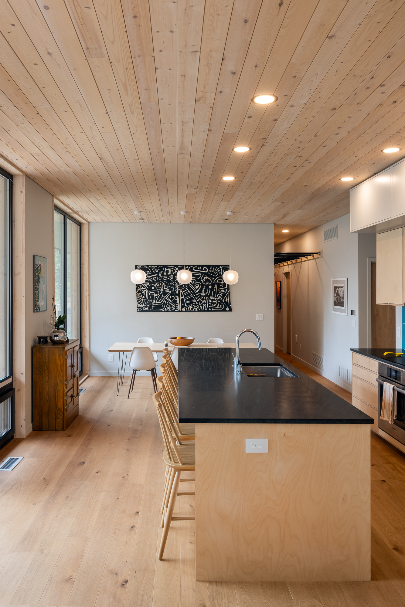 Gilbert Residence — Island seating & main floor