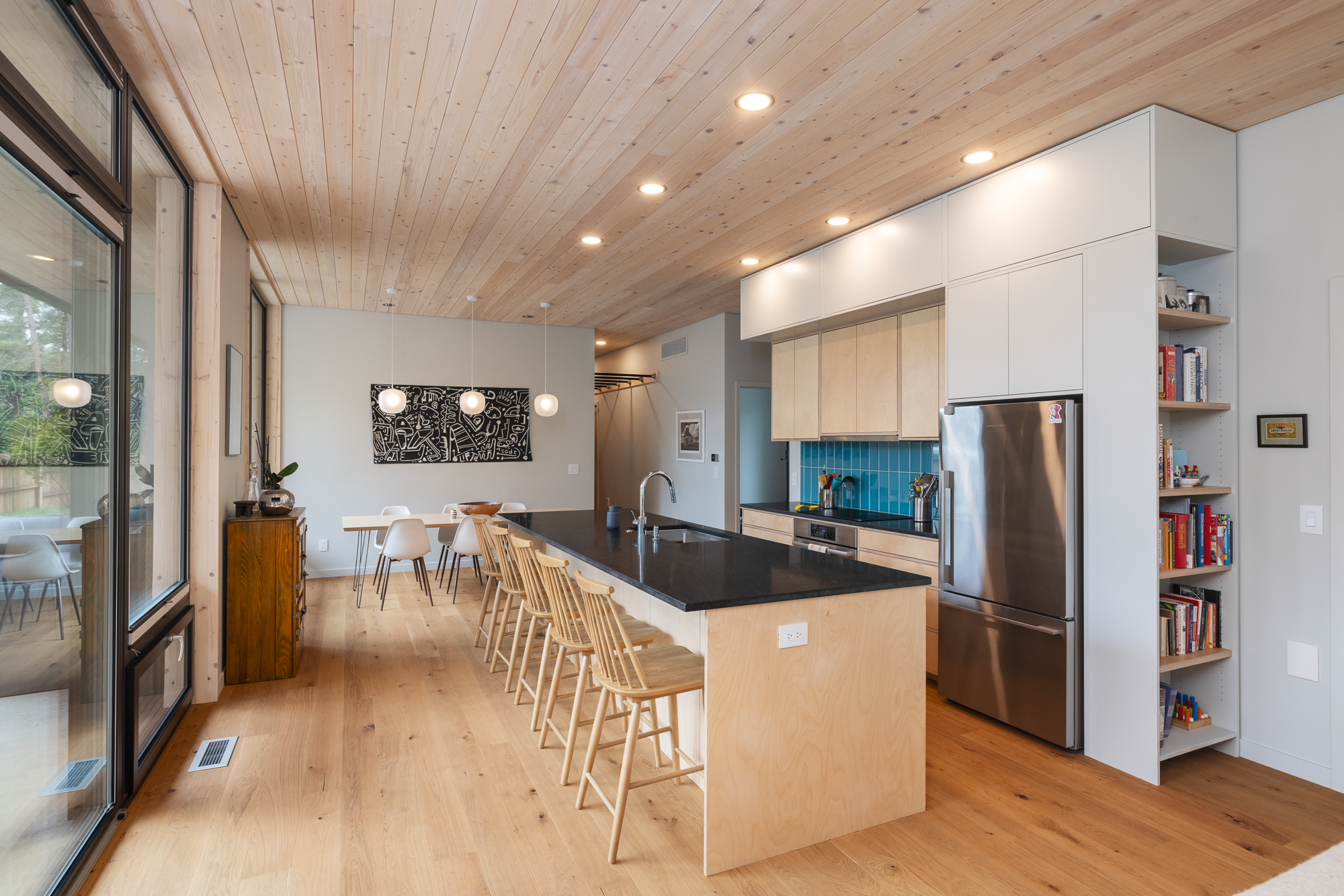 Gilbert Residence — Open-concept kitchen & dining